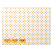 Bloc-notes Kawaii Candy Corn (Devant)