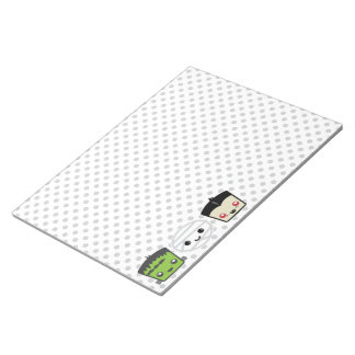 Bloc-notes Kawaii Frankenstein Mummy Dracula