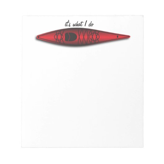 Bloc-notes Kayak (Devant)