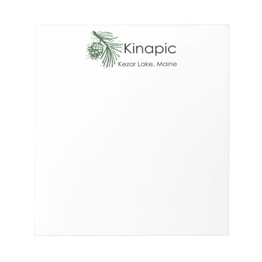 Bloc-notes Kinapic (Devant)