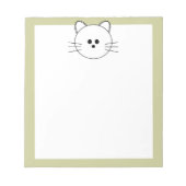 Bloc-notes "Kitty" Paws Here (Devant)
