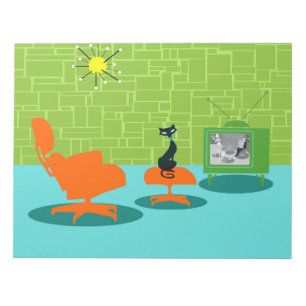 Bloc-notes Kitty Retro Espace