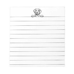 Bloc-notes Labrador de 5,5 po x 6 po