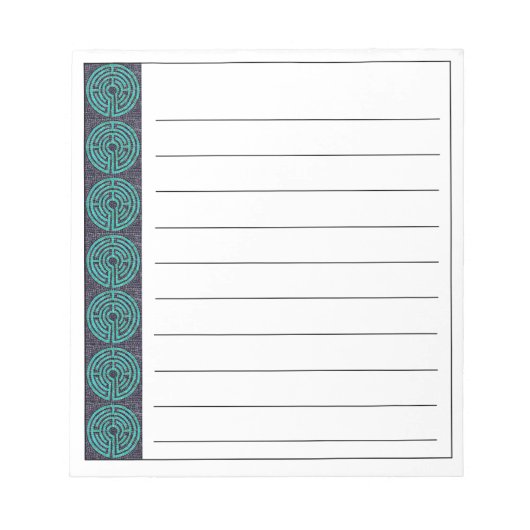 Bloc-notes LABYRINTH III 5,5x6 + lignes (Devant)