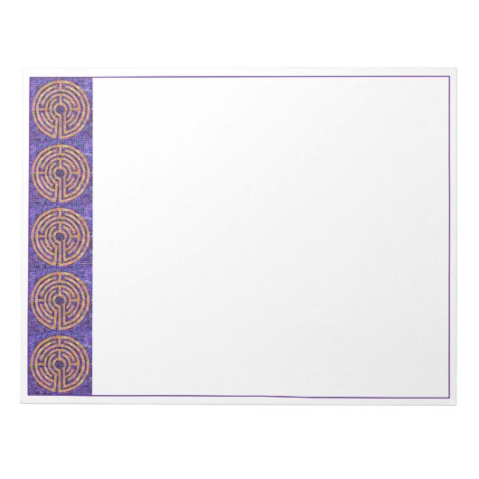 Bloc-notes LABYRINTH MOSAIC 11x8.5 (Devant)