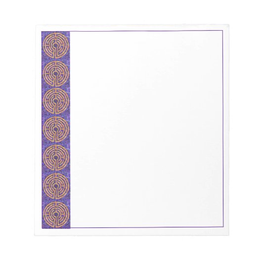 Bloc-notes LABYRINTH MOSAIC 5.5x6 (Devant)