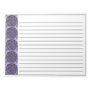 Bloc-notes LABYRINTH VI 11 po x 8,5 po + lignes