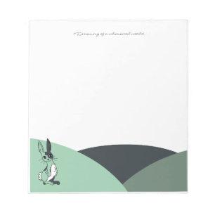 Bloc-notes Lapin Vert