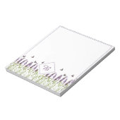 Bloc-notes Lavande et papillons (Tourné)