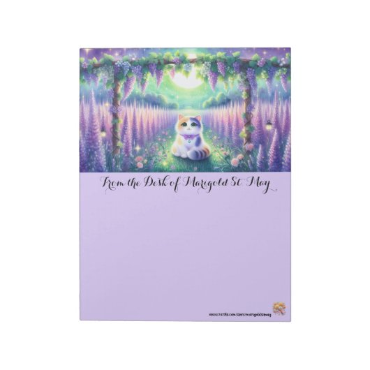 Bloc-notes Lavande Kitten (Tourné)