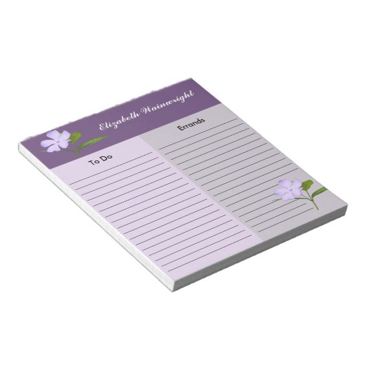 Bloc-notes Lavender Flower (Incliné)