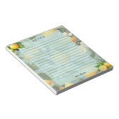 Bloc-notes Lemon Life (Incliné)
