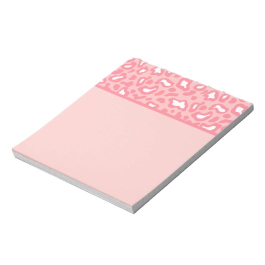 Bloc-notes léopard rose (Tourné)