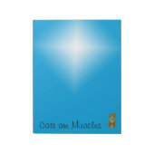 Bloc-notes - Les chats sont des miracles (grands) (Tourné)