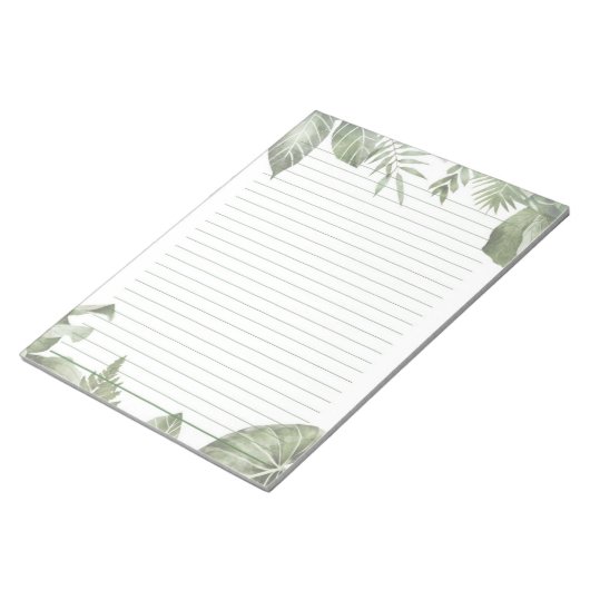 Bloc-notes ligné 8,5 x 11 pour l'écriture de lettr (Incliné)