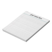 Bloc-notes ligné personnalisé (Tourné)
