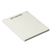 Bloc-notes ligné personnalisé (Incliné)