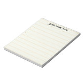 Bloc-notes ligné personnalisé (Tourné)
