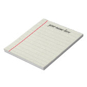Bloc-notes ligné personnalisé (Tourné)