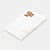 Bloc-notes ligné Post-it® 3M à l'effigie de Grumpy (Incliné)