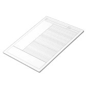 Bloc-notes ligné pour école / projet (Incliné)