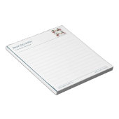 Bloc-notes ligné pour jour de neige et notes d'hiv (Incliné)