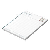 Bloc-notes ligné pour jour de neige et notes d'hiv (Tourné)