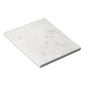 Bloc-notes ligné shabby chic sur le thème de la mu (Incliné)