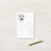 Bloc-notes lignés 3M Post-it® pour club de lecture (Sur un bureau)