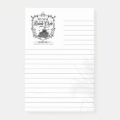 Bloc-notes lignés 3M Post-it® pour club de lecture (Devant)
