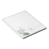 Bloc-notes lotus et libellule (Incliné)