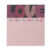 Bloc-notes Love (Devant)