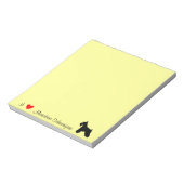 Bloc-notes Love Mini Schnauzers (Tourné)