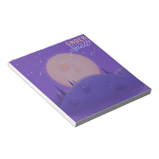 Bloc-notes "Lune enchantée" (Incliné)