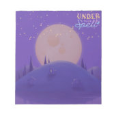 Bloc-notes "Lune enchantée" (Devant)