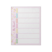 Bloc-notes Ma semaine (Tourné)