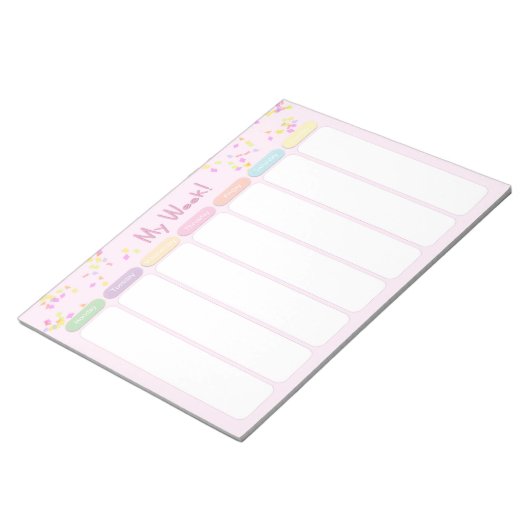 Bloc-notes Ma semaine (Incliné)