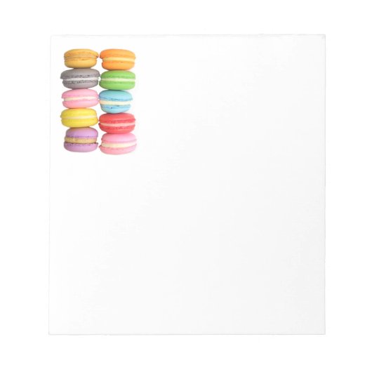 Bloc-notes Macarons 5,5 po x 6 po (Devant)