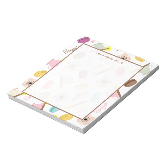 Bloc-notes Macarons Anemones & Teups (Tourné)