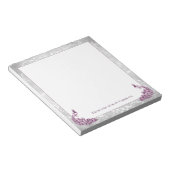 Bloc-notes Magenta Peacocks (Incliné)