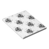 Bloc-notes magnétique vertical, charbon de bois, d (Incliné)