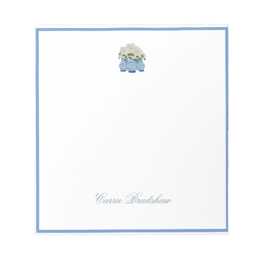 Bloc-notes Magnolia Gingembre Peint À La Main (Devant)