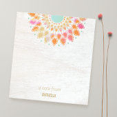 Bloc-notes Mandala Chakra Lotus Flower