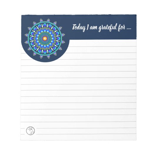 Bloc-notes mandala pointillé | Bloc-notes de recon (Devant)