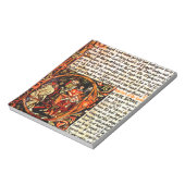 Bloc-notes manuscrit médiéval (Tourné)