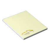 Bloc-notes mariage anneaux (Incliné)