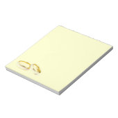 Bloc-notes mariage anneaux (Tourné)
