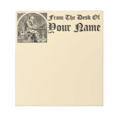 Bloc-notes médiéval pour Modèle Scriptorium (Devant)