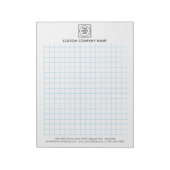 Bloc-notes Mémorandum Graphique de Société Minimal (Tourné)