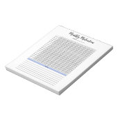 Bloc-notes mensuel du module de traitement (Tourné)